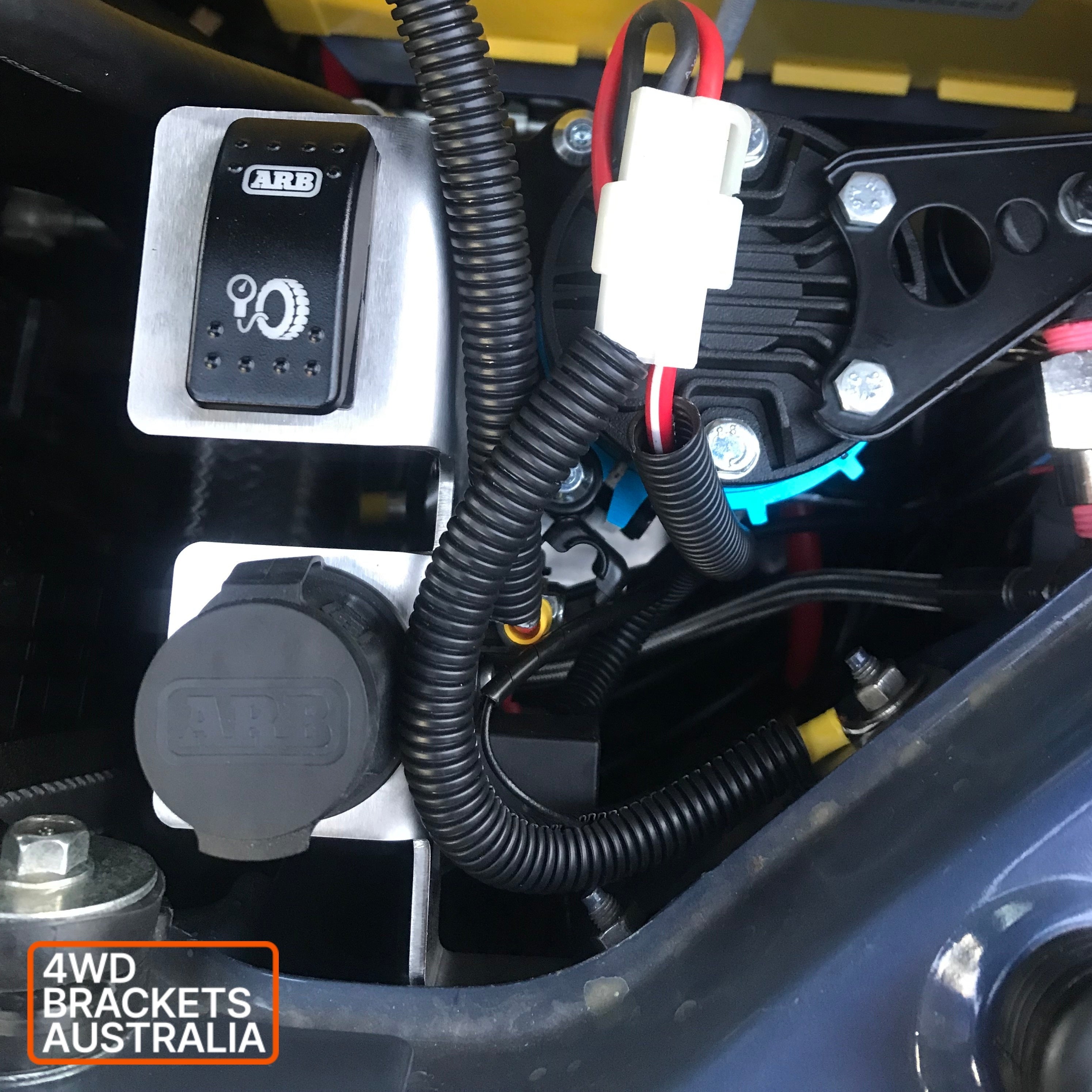 ARB Under Bonnet Air Compressor Mount - Complete Kit – 4WD Brackets ...